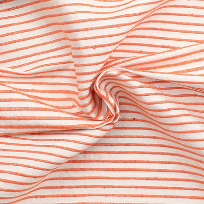 Weft Stripe Dupion Silk Fabric | 21178