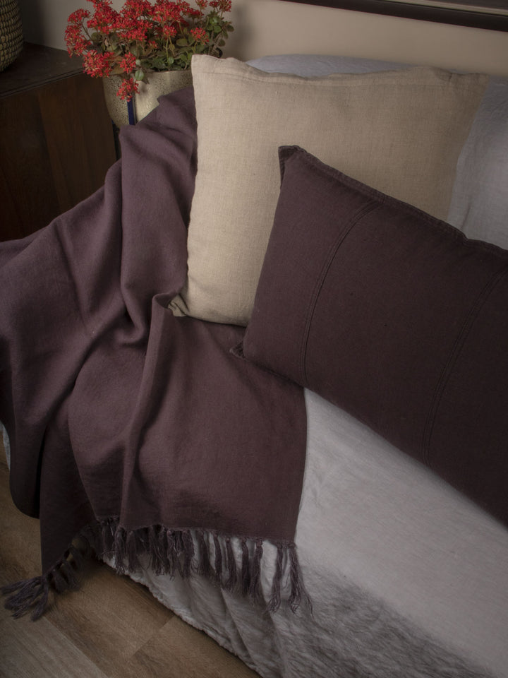 Stonewashed 350gsm 100% Linen Throw | 21192
