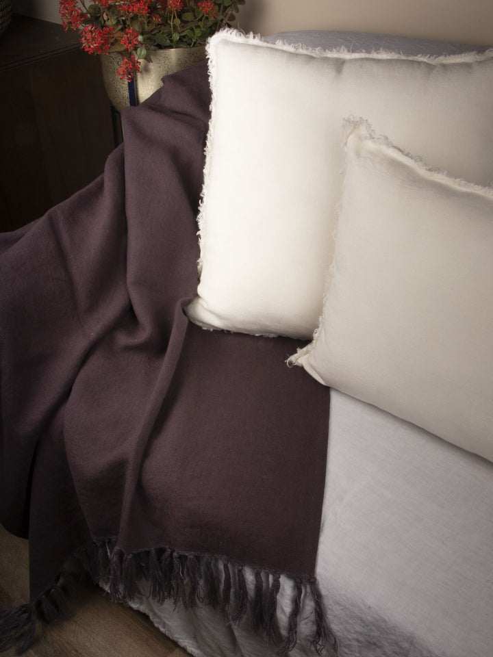 Stonewashed 350gsm 100% Linen Throw | 21192