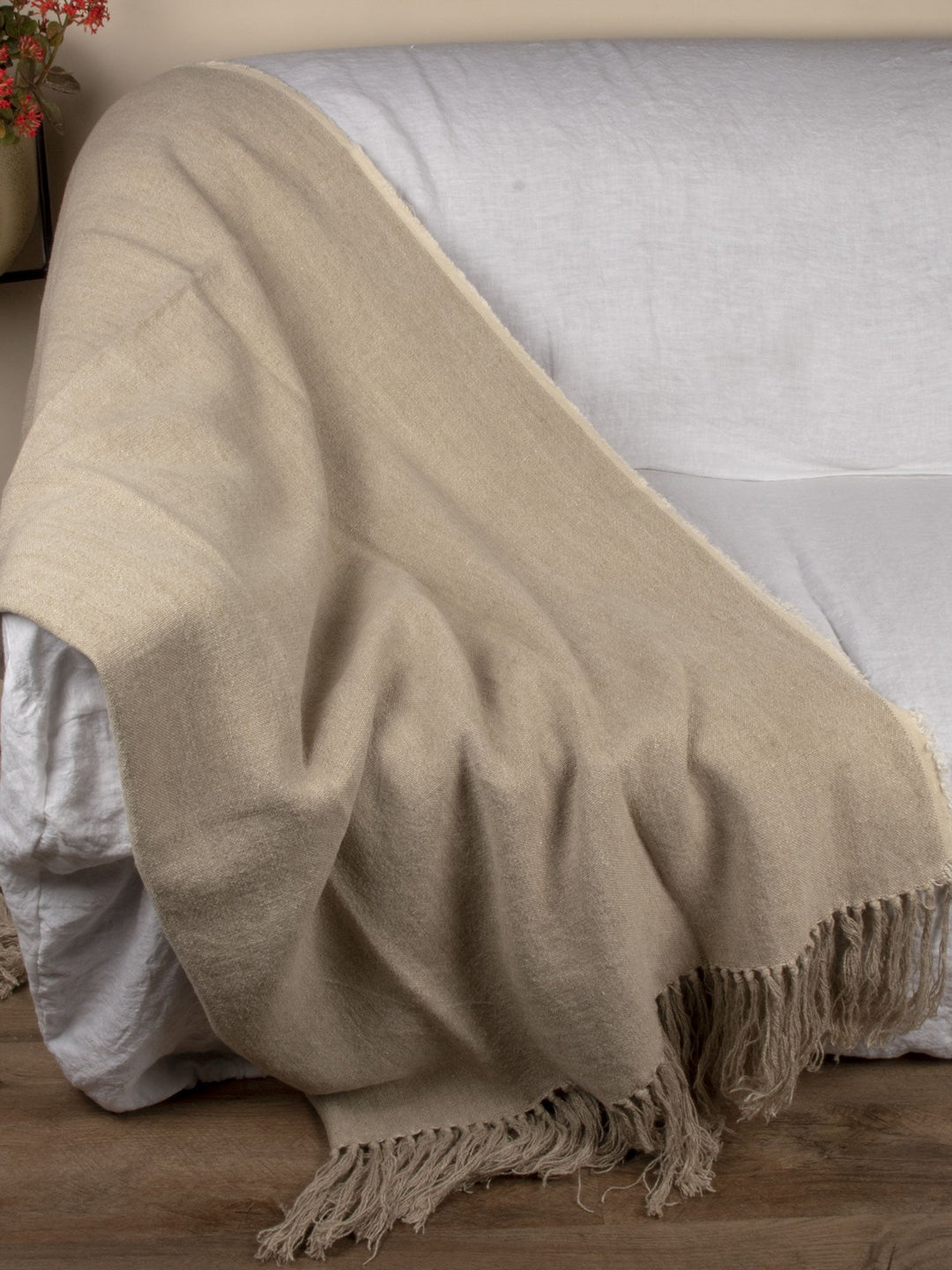 Stonewashed 620gsm Heavy Linen Throw | 21364