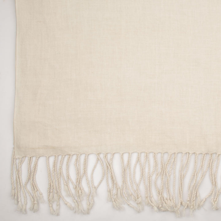 Stonewashed 250gsm plain weave 100% Linen Throw | 23065