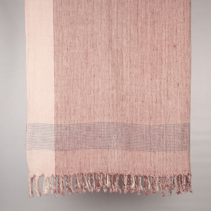 Stonewashed 350gsm heavy weight 100% Linen Throw | 23071