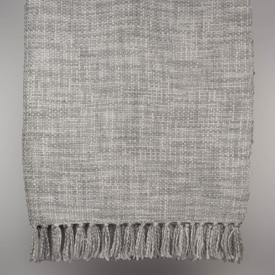 Handloom woven Multi Color boucle  Cotton | Acrylic|Viscose Throw | 23073