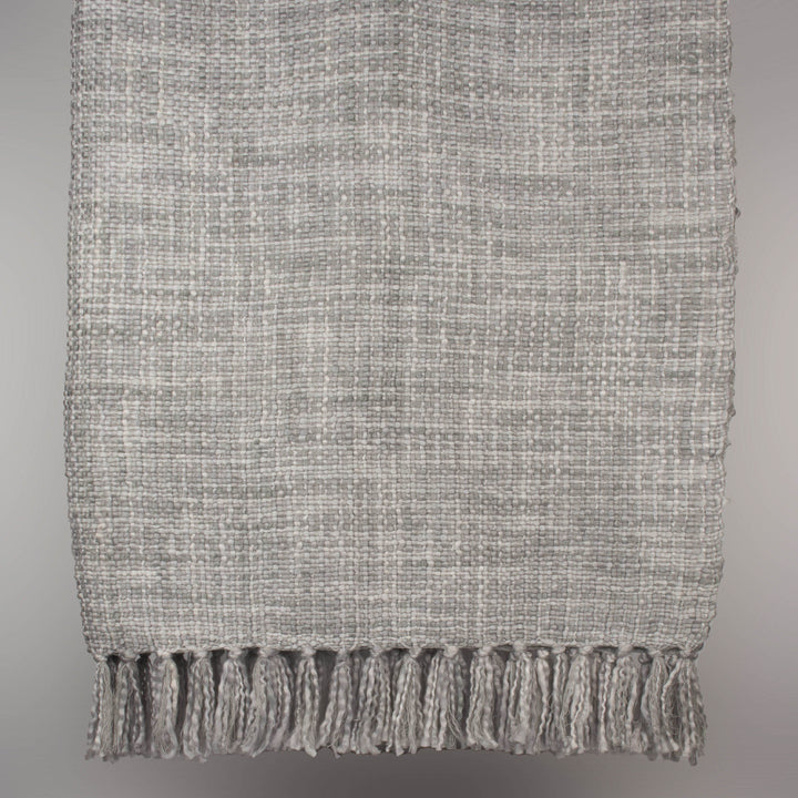 Handloom woven Multi Color boucle  Cotton | Acrylic|Viscose Throw | 23073