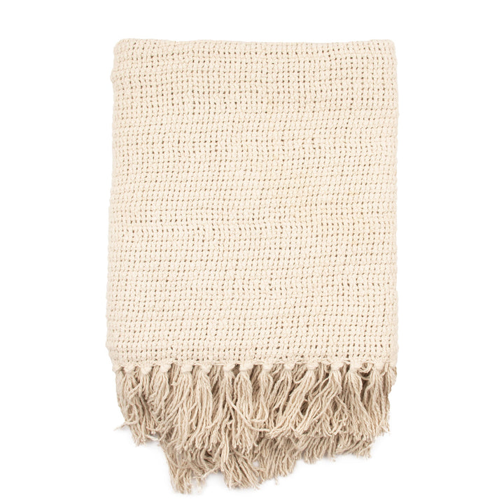 Stonewashed 500gsm Mesh weave Cotton Throw  | 23244