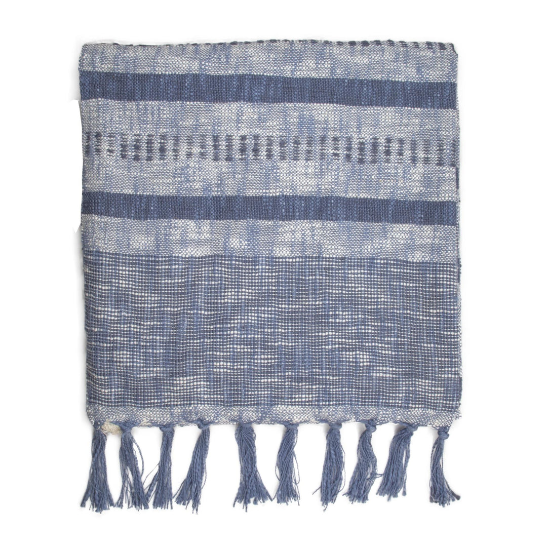 Soft-finished handloom woven Cotton Throw  | 23310