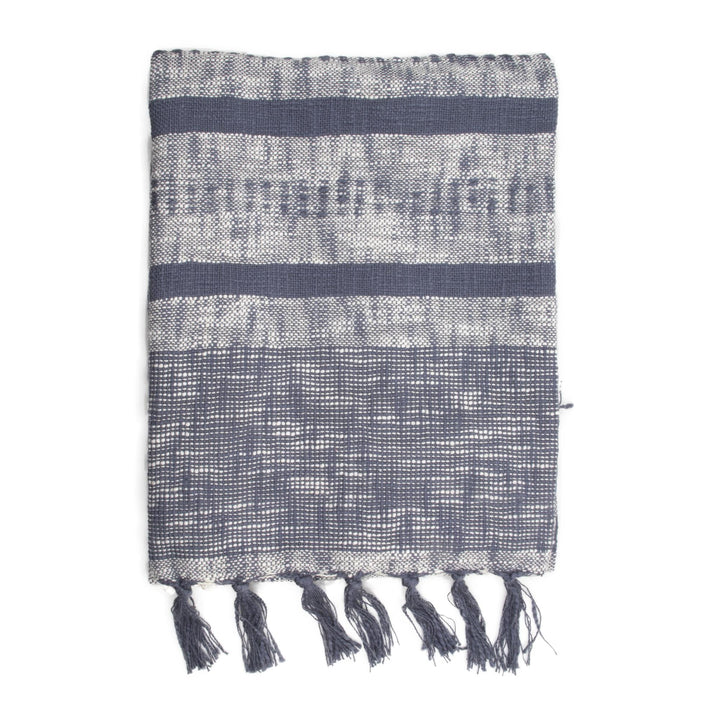 Soft-finished handloom woven Cotton Throw  | 23310