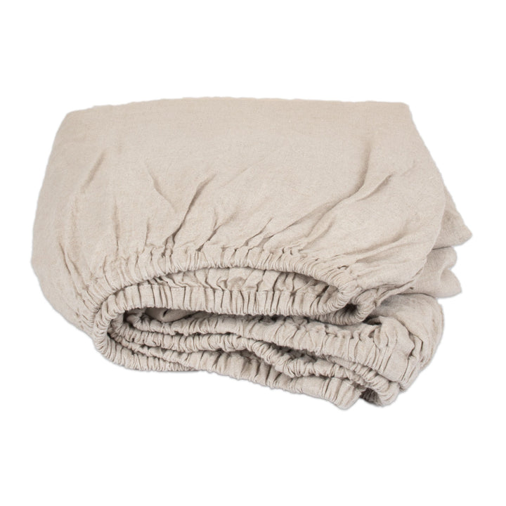 Stonewashed 190gsm 100% Linen  Fitted Sheets | 23466