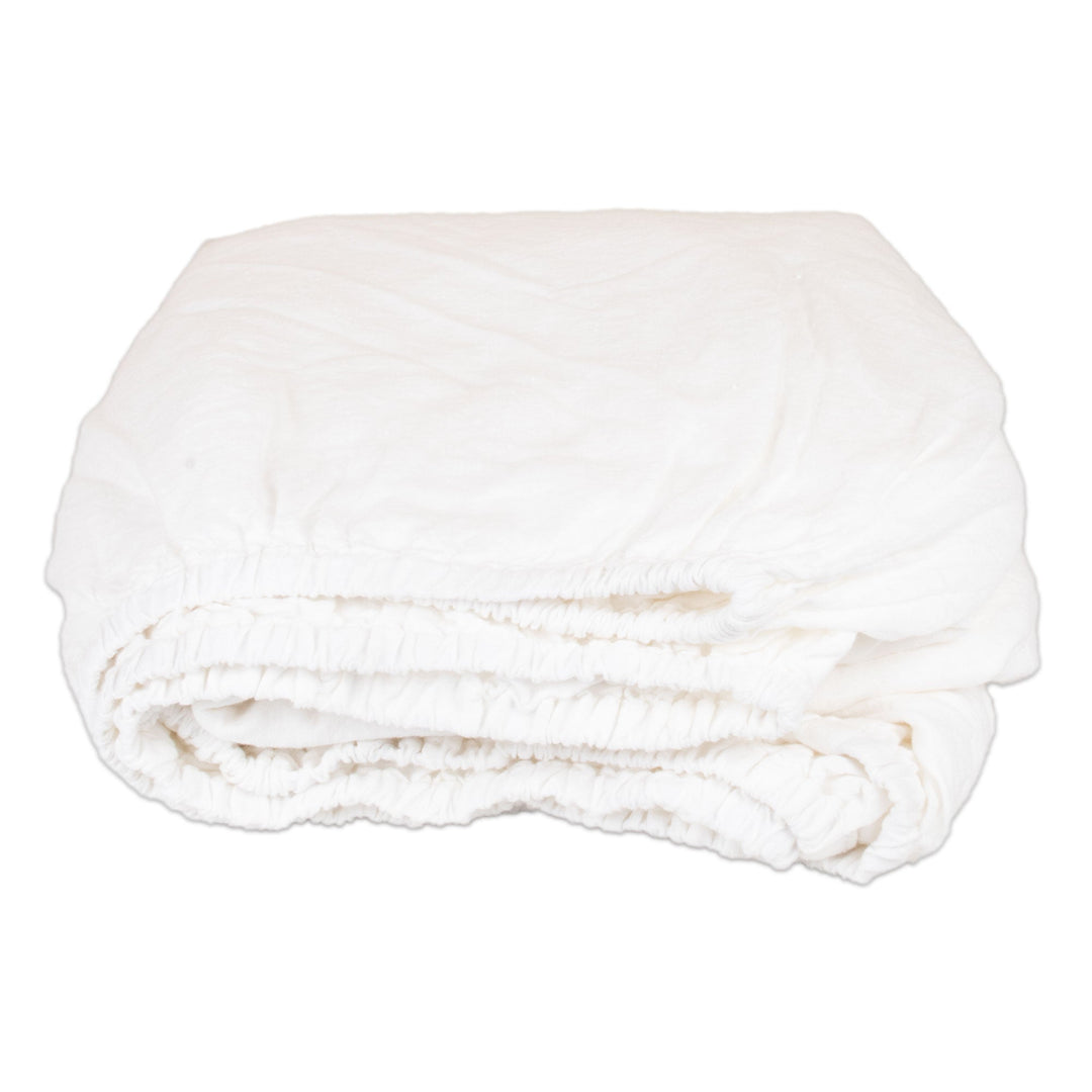 Stonewashed 190gsm 100% Linen  Fitted Sheets | 23466