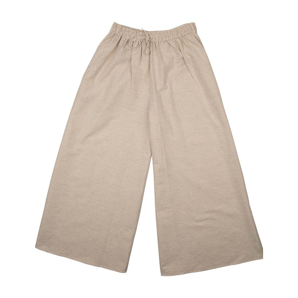 Natural  Linen Cotton Palazzo | 31038101
