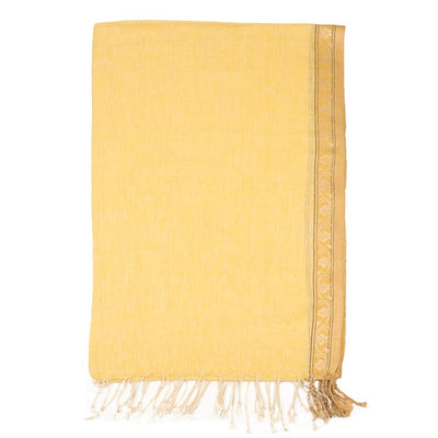 Jacquard weave Linen  Stoles | Scarves | 41049
