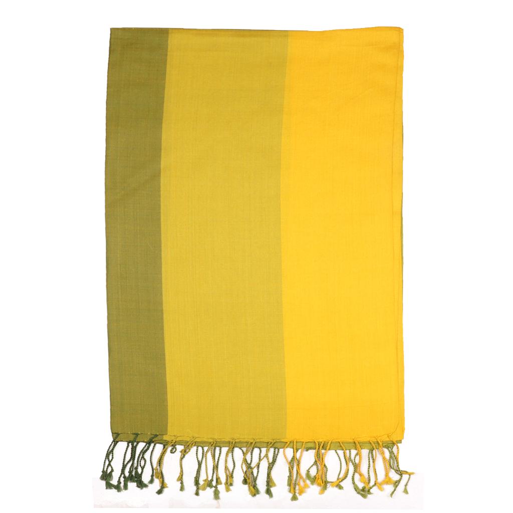 Plaid Pure Eri Silk  Stoles | Scarves | 41128