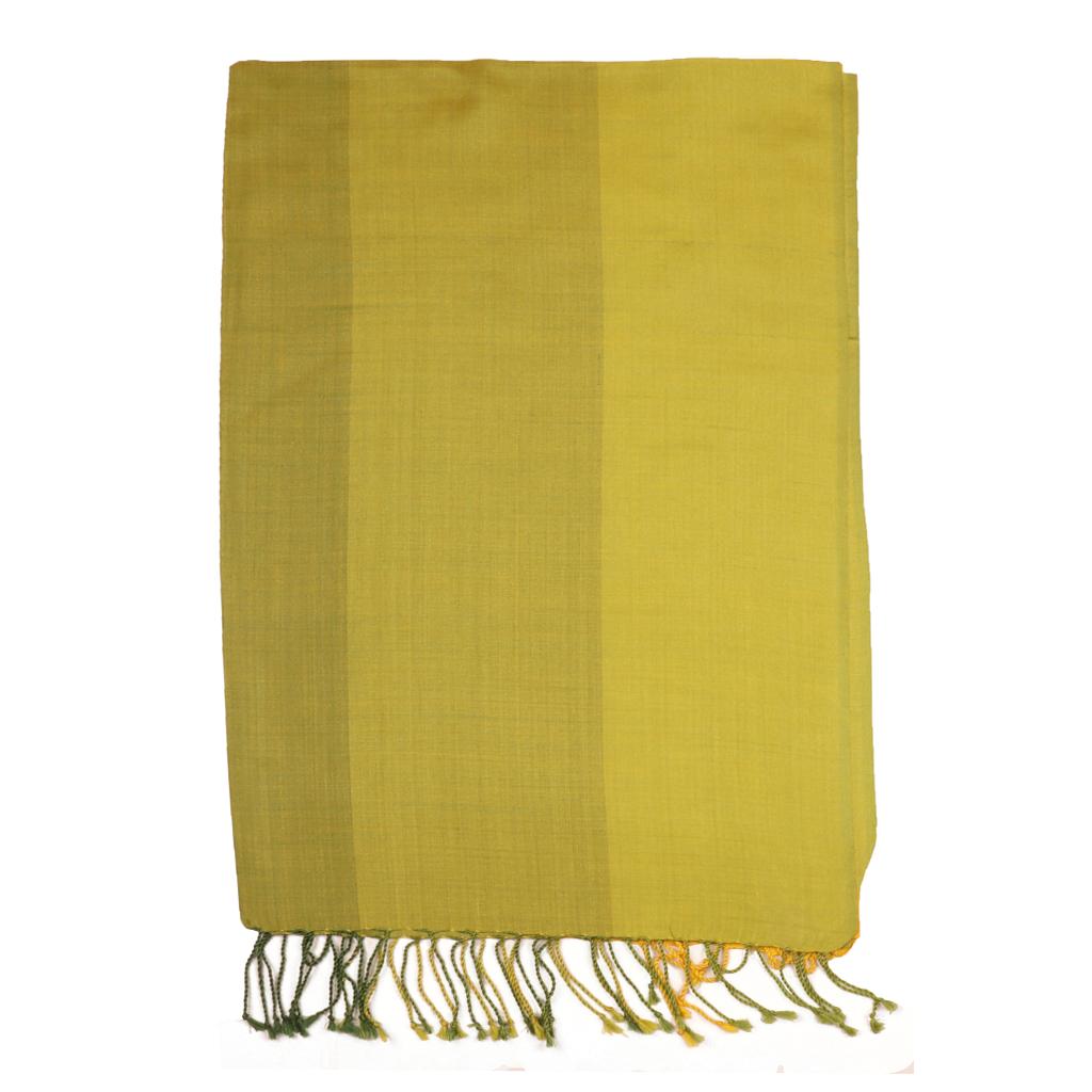 Plaid Pure Eri Silk  Stoles | Scarves | 41128
