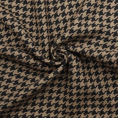 Houndstooth Weave Silk blended Fabric | 6910