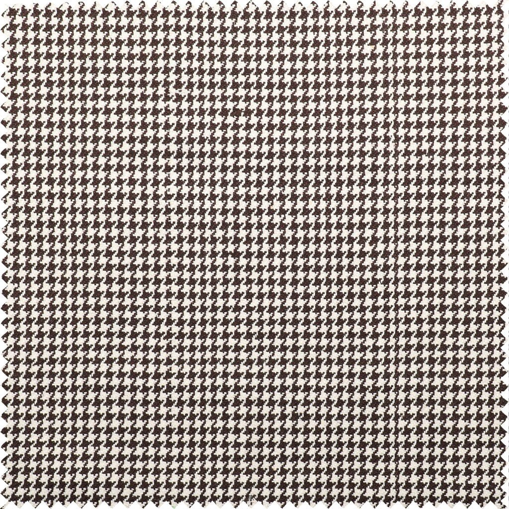 Houndstooth Weave Silk Viscose Fabric | 6911