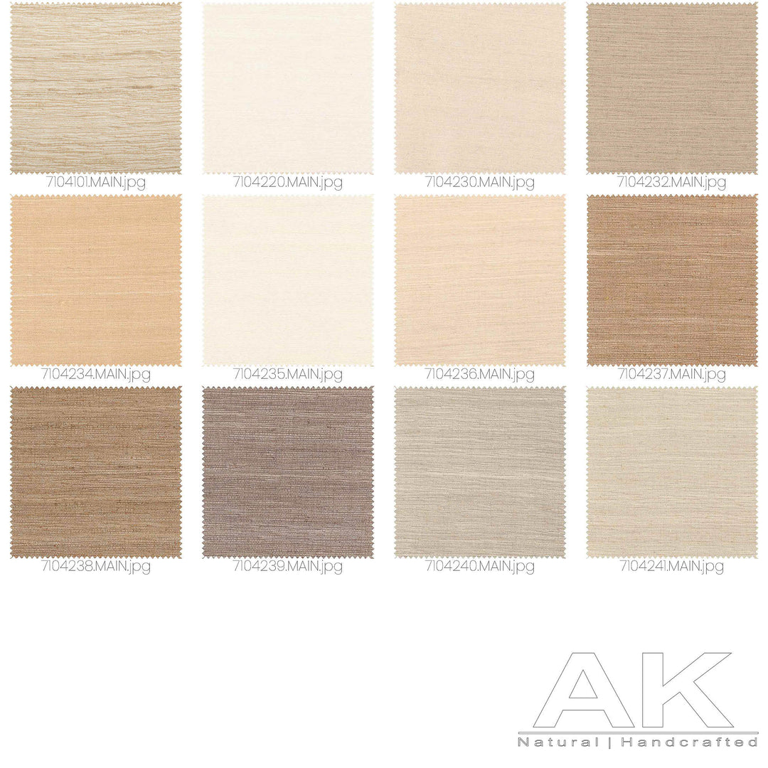 Plain Weave Wild Tussar Silk Fabric | 7104