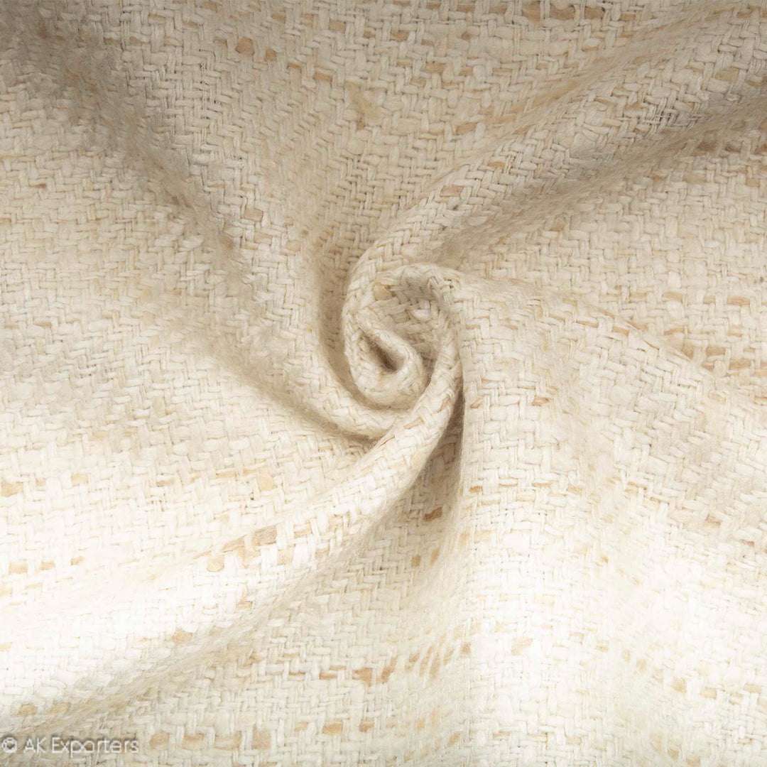 Herringbone Wild Tussar Silk Fabric | 7115