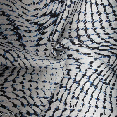 Pure 60s Linen Digital Printed Fabric | 7535