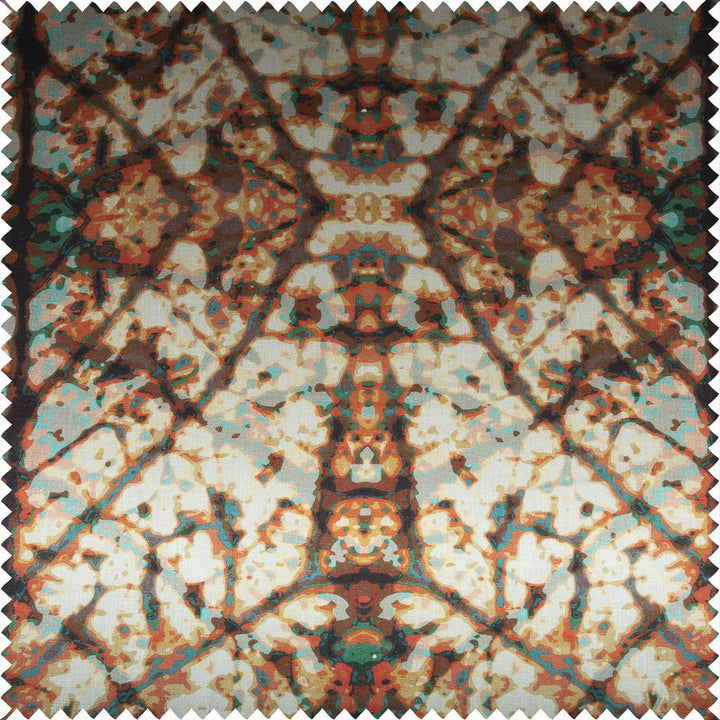 Pure 60s Linen Digital Printed Fabric | 7536