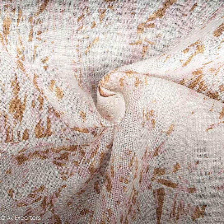 Pure 60s Linen Digital Printed Fabric | 7537