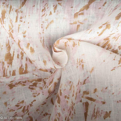 Pure 60s Linen Digital Printed Fabric | 7537