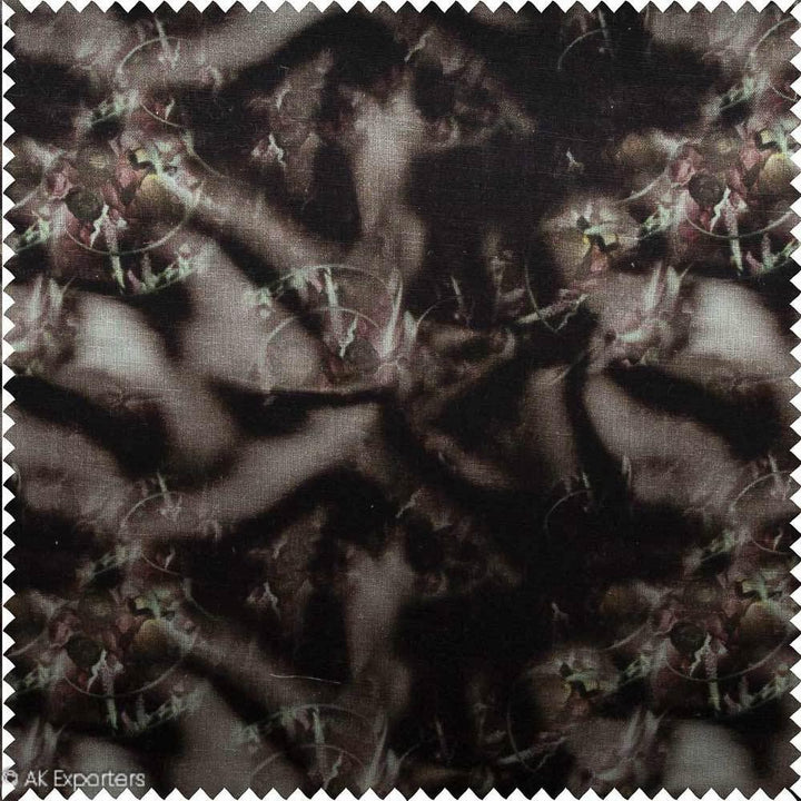 Pure 60s Linen Digital Printed Fabric | 7546