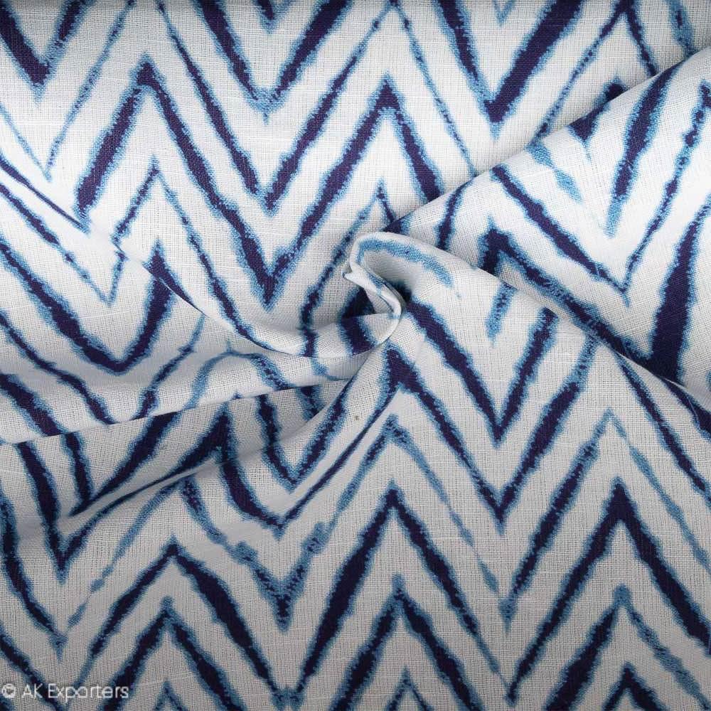 Pure 60s Linen Digital Printed Fabric | 7548