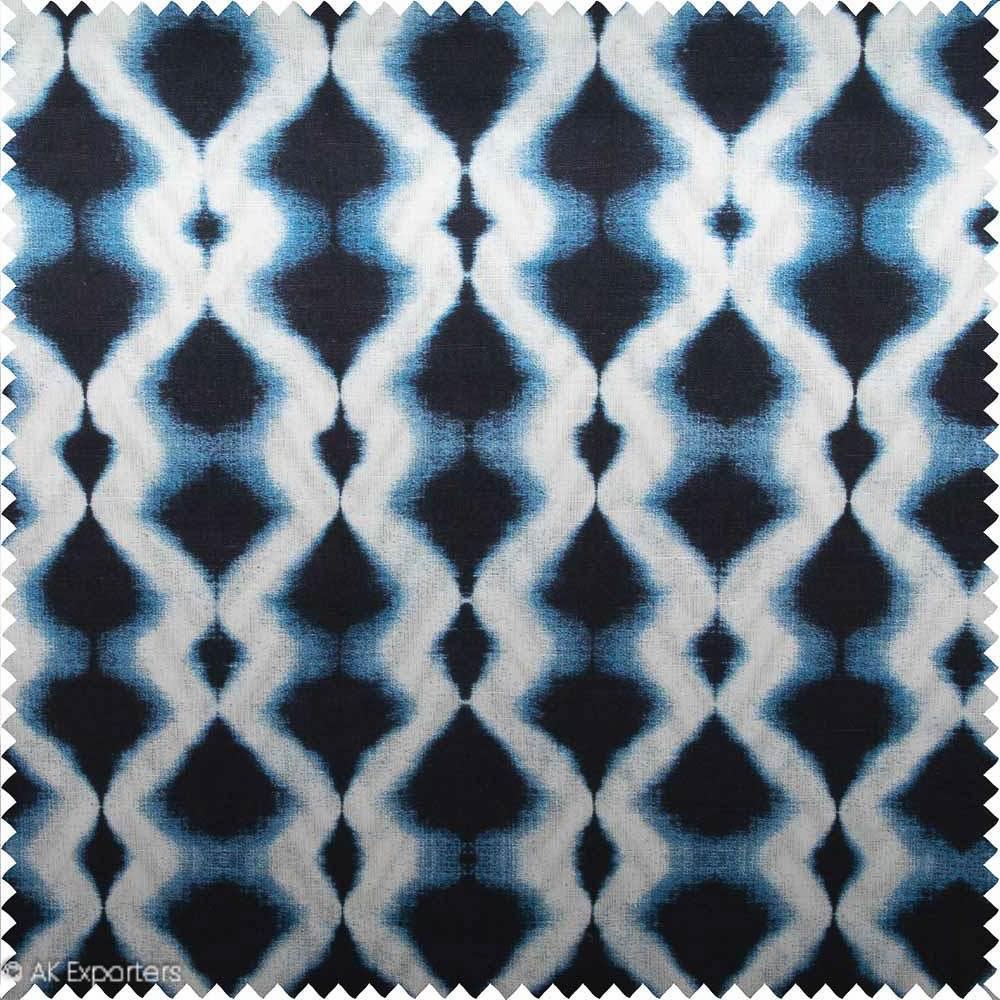 Pure 60s Linen Digital Printed Fabric | 7549