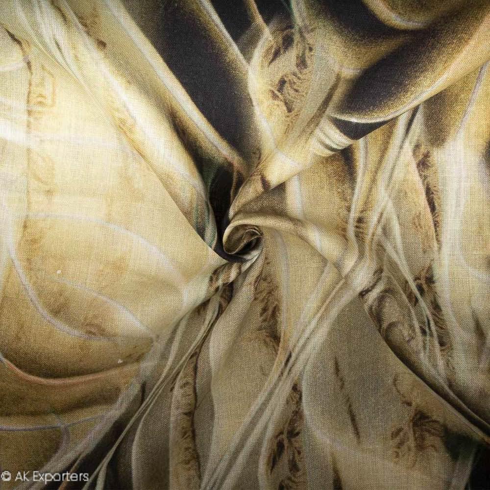 Pure 60s Linen Digital Printed Fabric | 7553