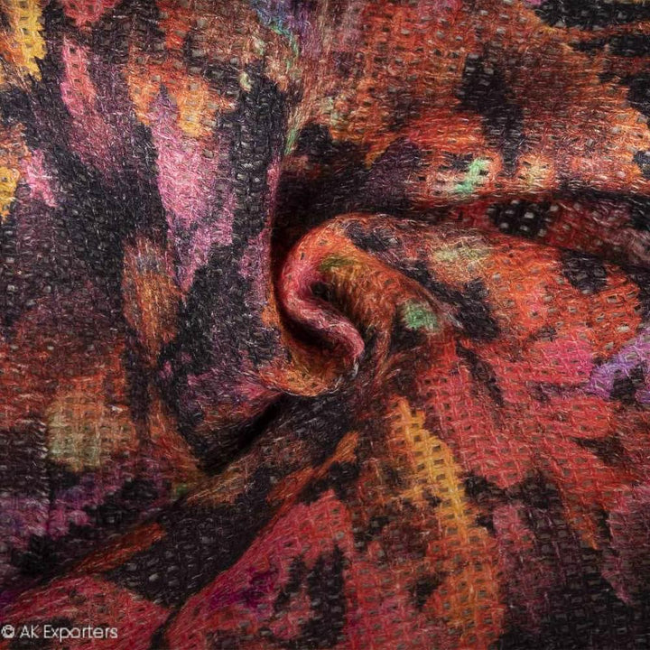 Pure 60s Linen Digital Printed Fabric | 7556