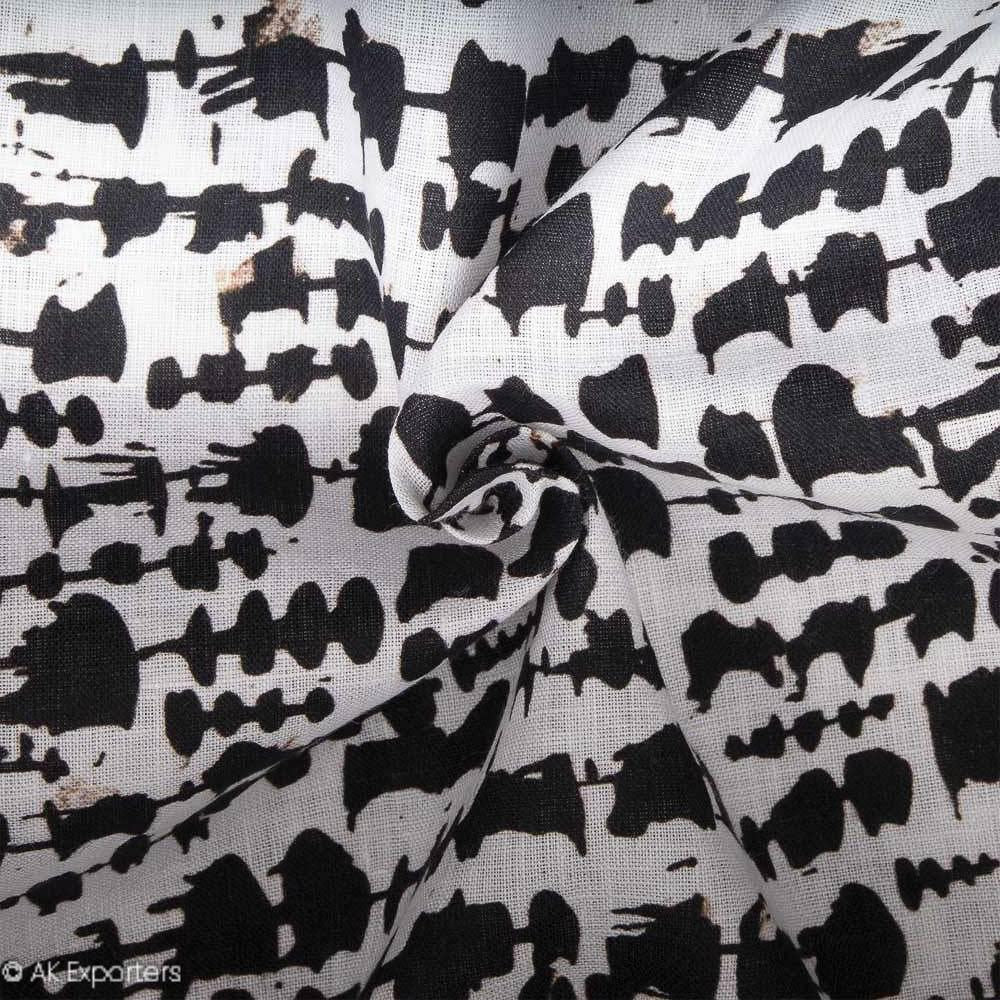 Pure 60s Linen Digital Printed Fabric | 7560