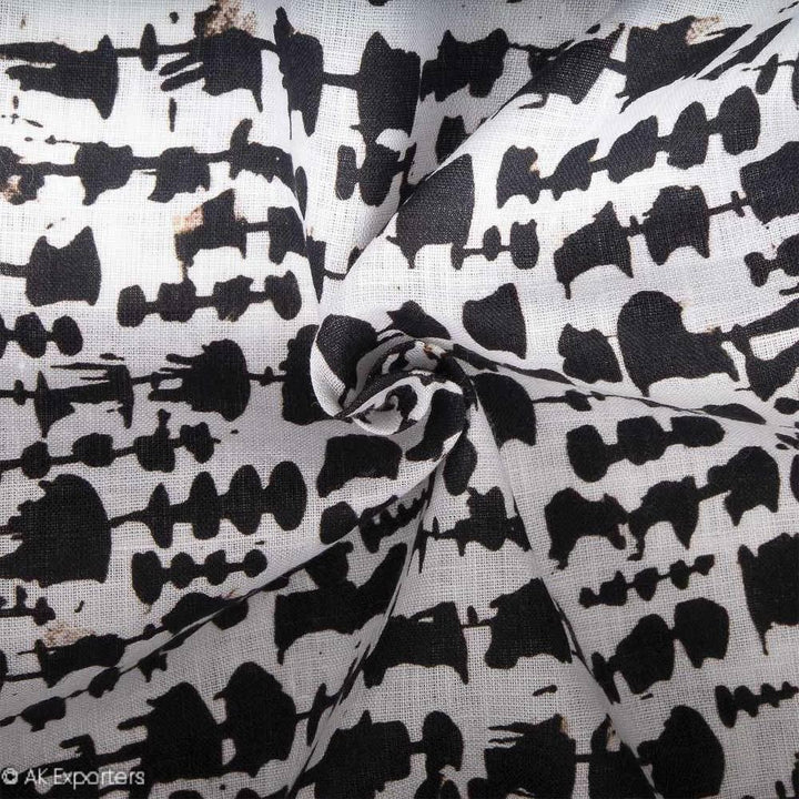 Pure 60s Linen Digital Printed Fabric | 7560