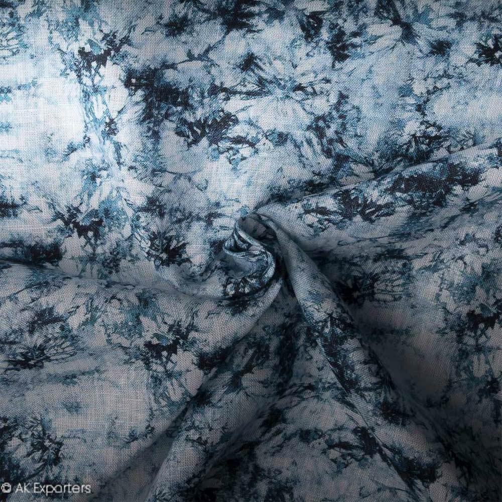 Pure 60s Linen Digital Printed Fabric | 7562