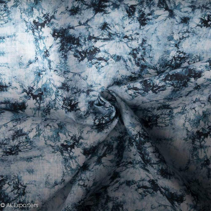 Pure 60s Linen Digital Printed Fabric | 7562