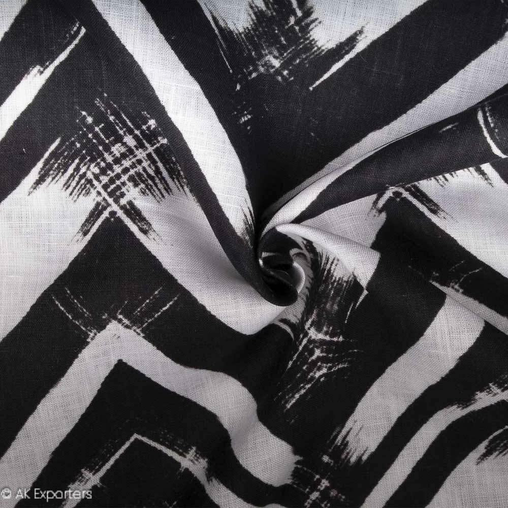 Pure 60s Linen Digital Printed Fabric | 7565