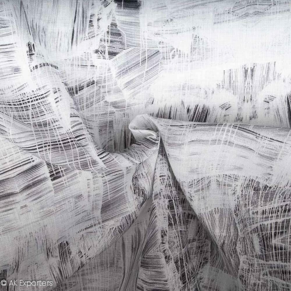 Pure 60s Linen Digital Printed Fabric | 7567