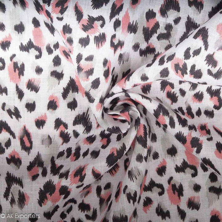 Pure 60s Linen Digital Printed Fabric | 7568