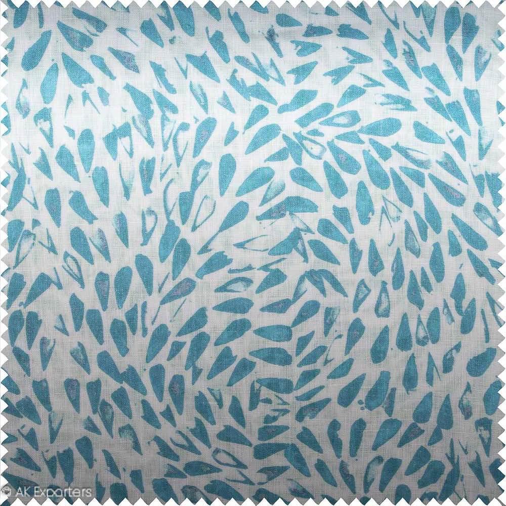 Pure 60s Linen Digital Printed Fabric | 7569